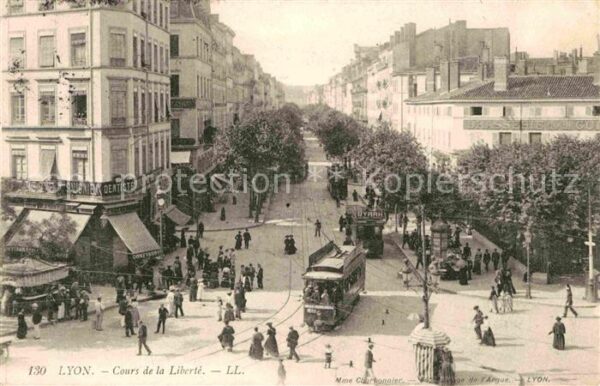 Strassenbahn Lyon Cours de la Liberte