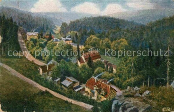 Verlag Wiedemann WIRO Nr. 3488 A Friedrichroda Kühle Tal