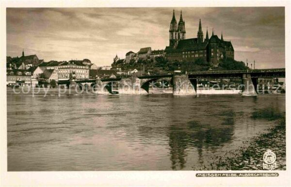 Foto Hahn Nr. 5630 Meissen Elbe Albrechtsburg