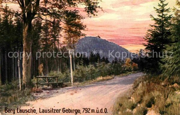Verlag Wiedemann WIRO Nr. 1834 Berg Lausche Lausitzer Gebirge
