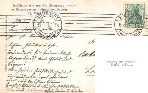 Adel Bayern Prinzregent Luitpold 90. Geburtstag Jub – Bild 2