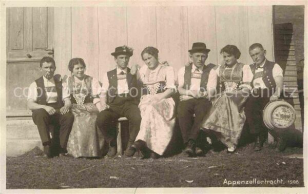 Trachten Schweiz Appenzell 1908