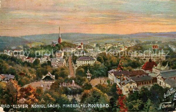 Verlag Tucks Oilette Nr. 735 Bad Elster N. Beraud