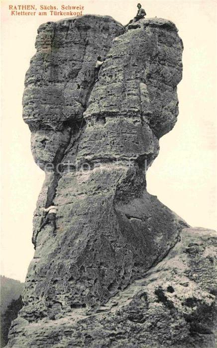 Klettern Bergsteigen Rathen Türkenkopf