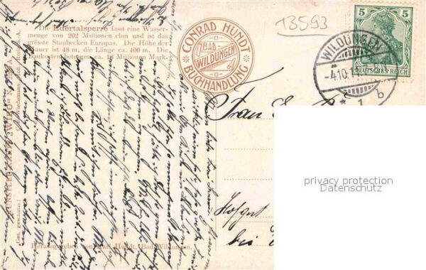 Verlag Wiedemann WIRO Nr. 2209 A Edertalsperre – Bild 2