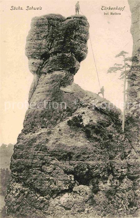 Klettern Bergsteigen Türkenkopf Rathen