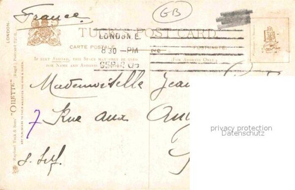 Verlag Tucks Oilette Nr. 7278 London Trafalgar Square Arthur C. – Bild 2