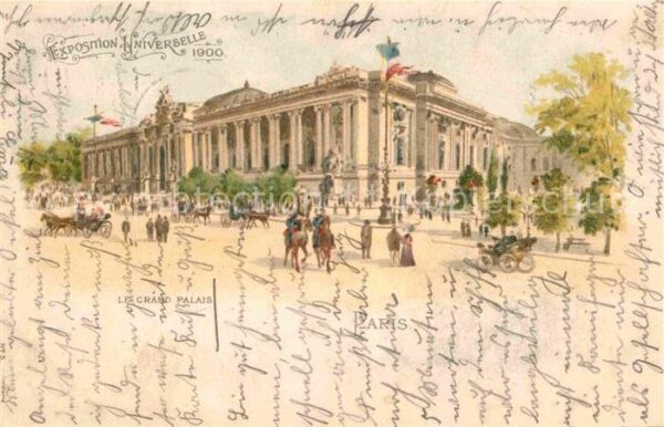 Exposition Universelle Paris 1900 Grand Palais Litho