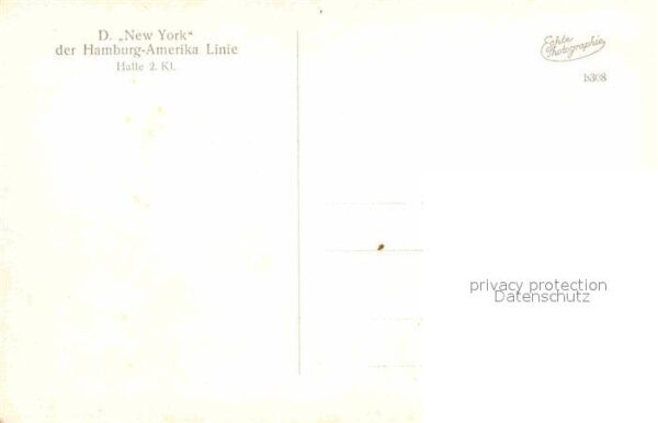 Schiffe Ships Navires D. New York Halle 2. Klasse – Bild 2