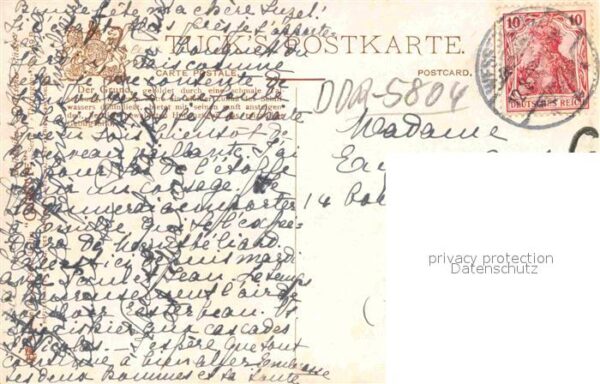 Verlag Tucks Oilette Nr. 649 B Friedrichroda Der Grund – Bild 2