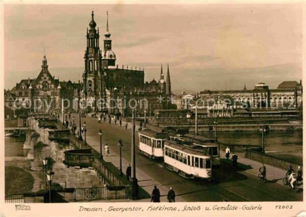 Foto Hahn Nr. 12602 Dresden Georgentor Schloss Gemäld