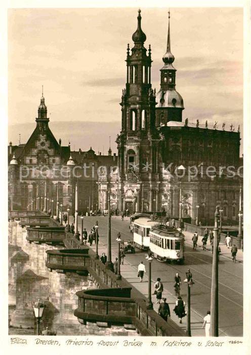 Foto Hahn Nr. 12604 Dresden Friedrich-August-Brücke H