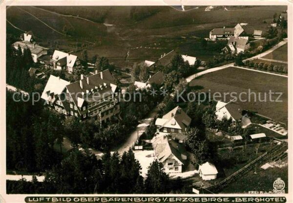 Foto Hahn Nr. 10364 Fliegeraufnahme Oberbärenburg Erz