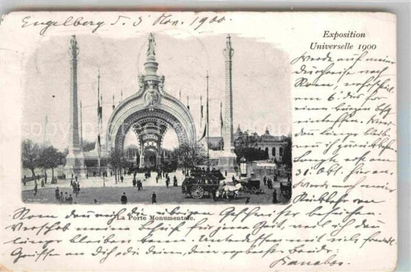 Exposition Universelle Paris 1900 Porte Monumentale