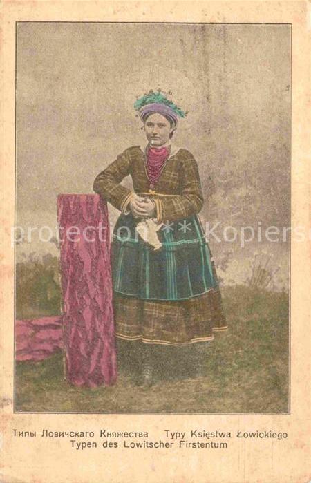 Lowitsch Lowicza Tracht Lowitscher Fürstentum