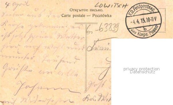 Lowitsch Lowicza Bewohner Lowitscher Fürstentum – Bild 2