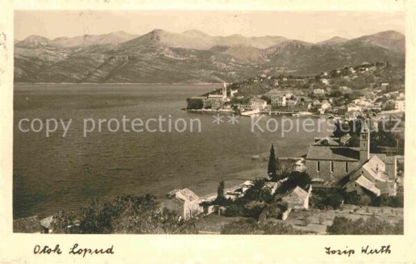 Otok Lopud Panorama Adria