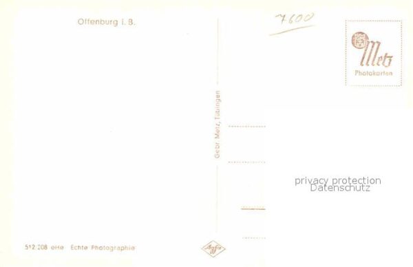 Weihnachten Neujahrsgrüße Nachtaufnahme Offenburg – Bild 2