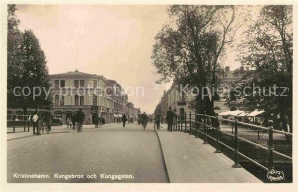 Kristinehamn Kungsbron och Kungsgatan