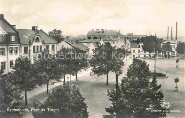 Katrineholm Parti av Torget