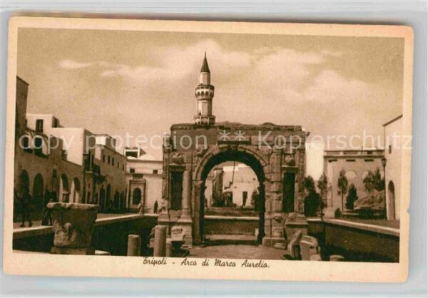 Tripoli Libyen Arco di Marco Aurelio