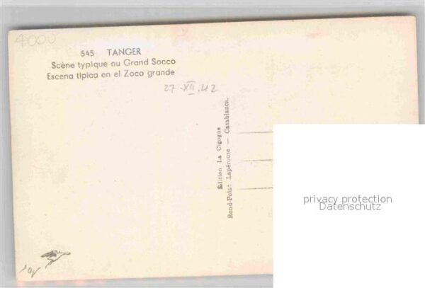 Tanger Tangier Tangiers Scene typique au Grand Socco – Bild 2