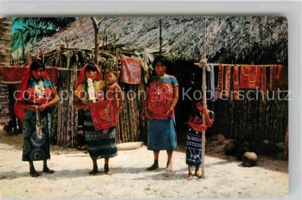 San Blas Indios Dorfmotiv