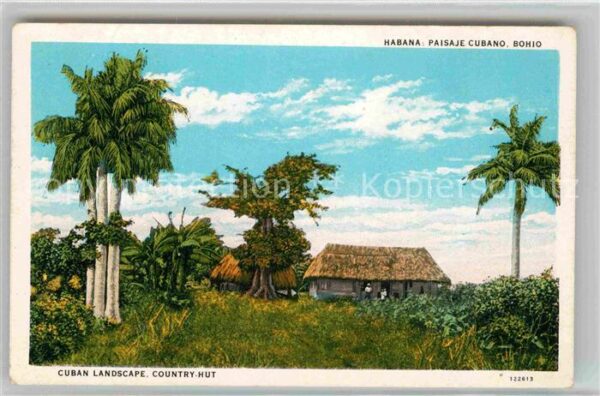 Habana Havana Cuban Landscape Country Hut