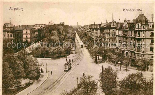 Strassenbahn Augsburg Kaiserstrasse