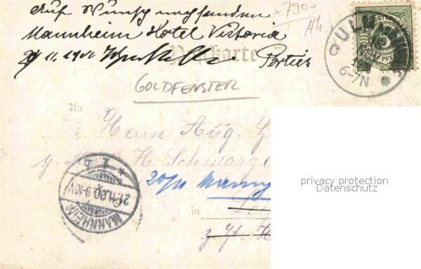 Goldfensterkarte Nr. 1487 Ulm Donau – Bild 2