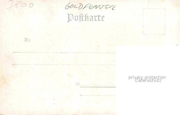 Goldfensterkarte Nr. 1884 Kaufhaus Freiburg im Breisgau – Bild 2