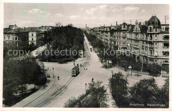 Strassenbahn Augsburg Kaiserstrasse