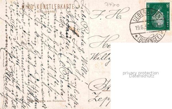 Verlag WIRO Wiedemann Nr. 2684 Überlingen am Bodensee Seitenradda – Bild 2