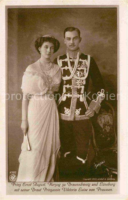 Adel Preussen Prinz Ernst August Prinzessin Viktoria