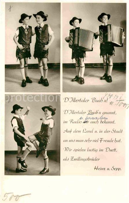 Musikanten d_ Illertaler Buab'n Heinz und Sepp