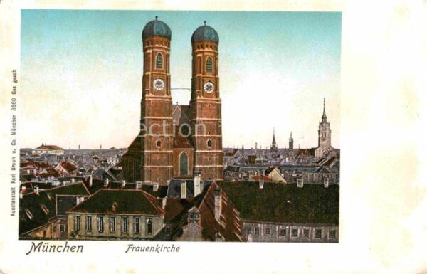 Verlag Braun Nr. 3660 München Frauenkirche