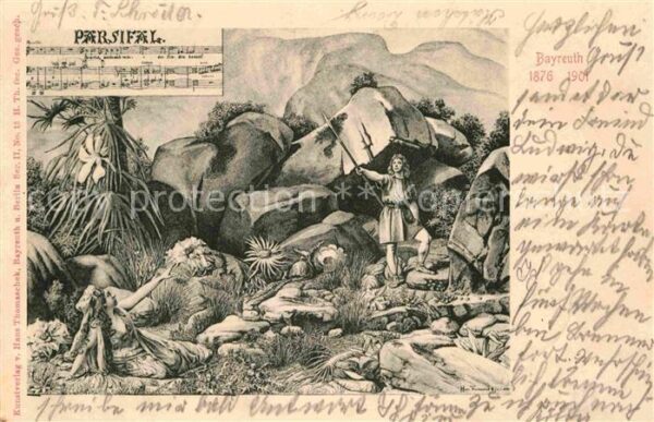 Wagner Richard Komponist Parsifal Bayreuth 1876-1901