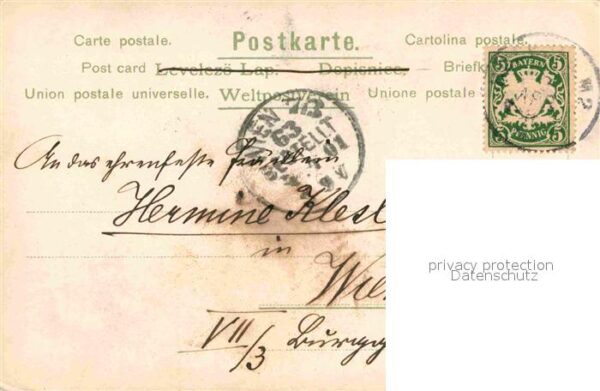 Mailick Ostern Schafe Hirte Litho – Bild 2