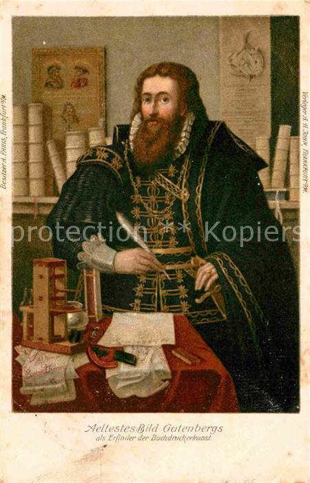 Gutenberg Johannes Buchdruck