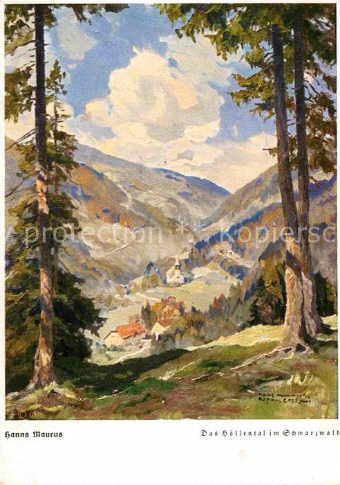 Maurus Hanns Höllental Schwarzwald