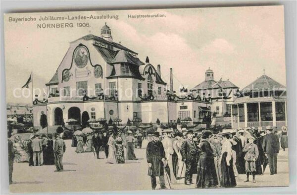 Ausstellung Bayr Landes Nuernberg 1906 Hauptrestaurant