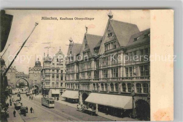 Strassenbahn München Kaufhaus Oberpollinger