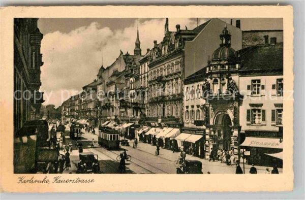 Strassenbahn Kalrsruhe Kaiserstrasse