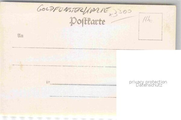 Goldfensterkarte Nr. 5052 Braunschweig Gewandhaus – Bild 2