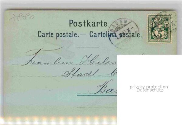 Trompeter Scheffel Abschied Bad Säckingen Gedicht Litho – Bild 2