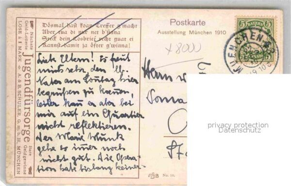 Kuenstlerkarte Helene von Frauendorfer-Mühlthaler Mädc – Bild 2