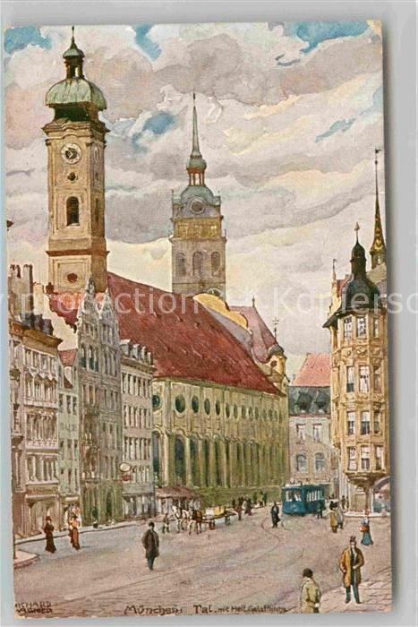 Wagner Richard Kuenstler München Tal Heilgeistkirche