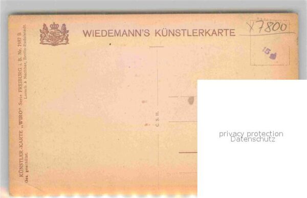 Verlag Wiedemann WIRO Nr. 1987 B Freiburg im Breisgau Günterstal – Bild 2