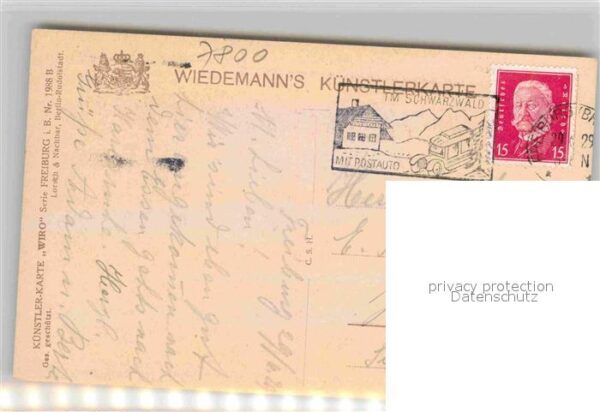 Verlag Wiedemann WIRO Nr. 1988 B Freiburg im Breisgau Martinstor – Bild 2