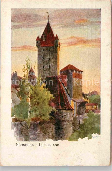 Ausstellung Bayr Landes Nuernberg 1906 Nürnberg Luginsland